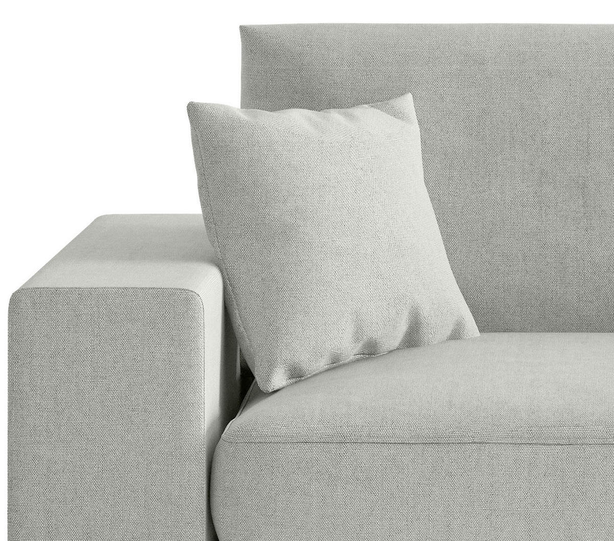 SITZGARNITUR in Webstoff Grau  - Schwarz/Grau, Design, Holz/Textil (278/85/103cm) - Livetastic