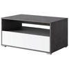 COUCHTISCH in Holzwerkstoff  - Weiss/Anthrazit, Trend, Holzwerkstoff/Kunststoff (90/45/55cm) - Livetastic