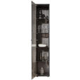 VITRINE Anthrazit  39/204/44 cm  - Anthrazit, Design, Glas/Holz (39/204/44cm) - Johann Jakob