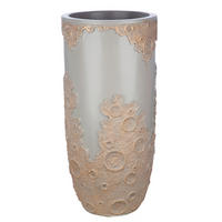 ÜBERTOPF 33/70 cm Grau, Beige  - Beige/Grau, Basics, Kunststoff (33/70cm)