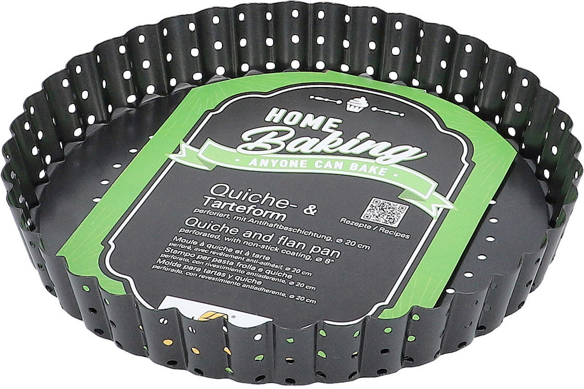 BACKFORMENSET Home Baking  - Schwarz, KONVENTIONELL, Metall - Birkmann