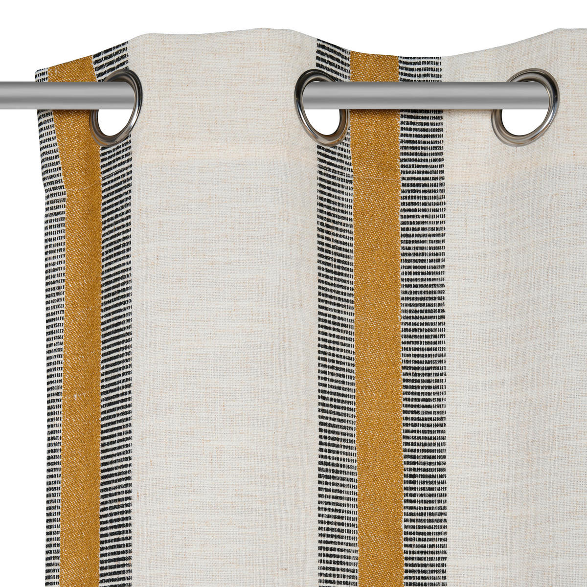 RINGLIS FÜGGÖNY részben fényzáró  - currysárga, Design, textil (135/245cm) - Esposa