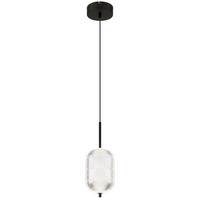 LED-HÄNGLAMPA 15/120 cm  - klar/svart, Klassisk, metall/plast (15/120cm) - Globo