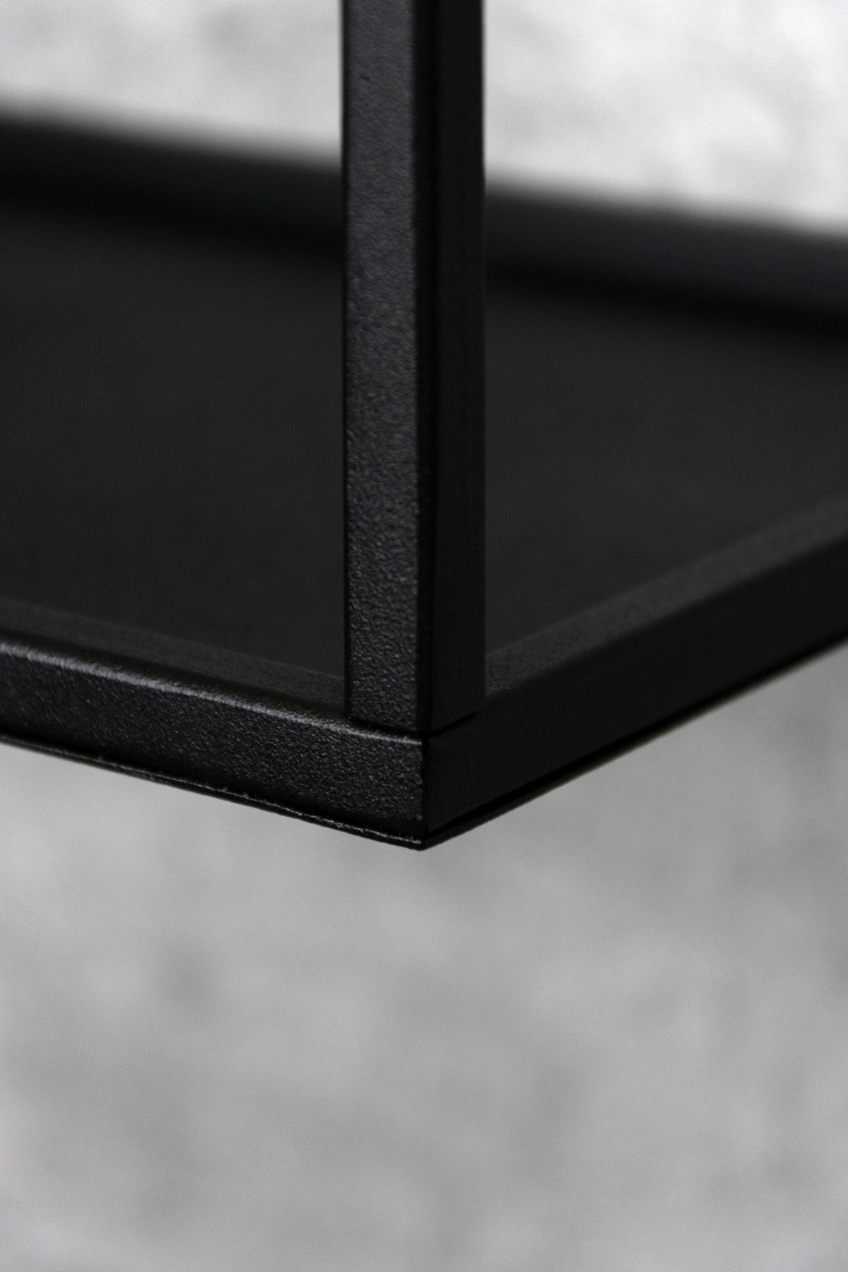 WANDREGAL  - Schwarz, Design, Metall (19/62/25cm)