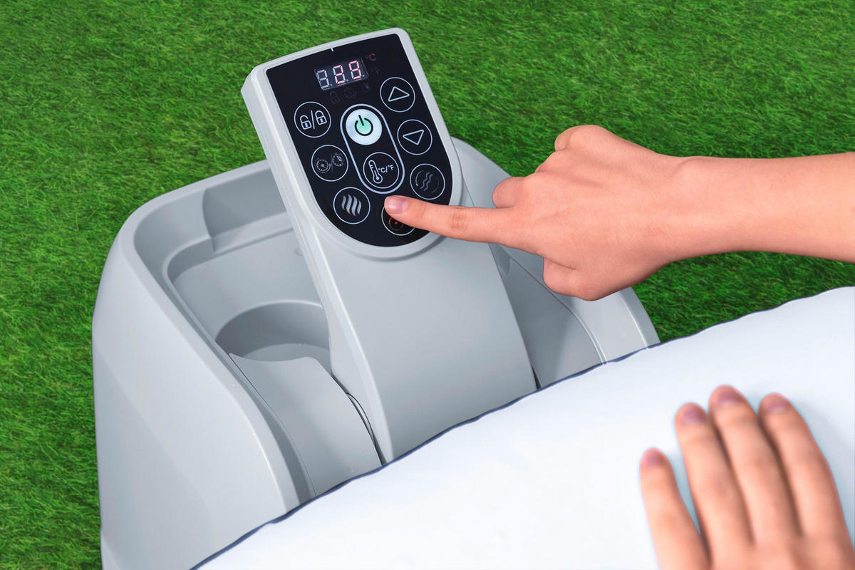 WHIRLPOOL MIAMI 60001 MIAMI AIRJET 180/66 cm  - Dunkelblau, KONVENTIONELL, Kunststoff/Metall (180/66cm) - Bestway