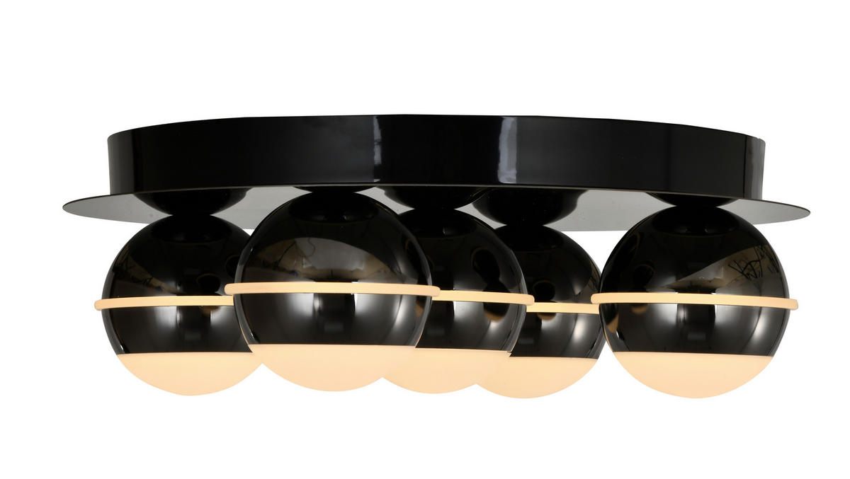 LED-DECKENLEUCHTE Biarritz 40/40/14 cm  - Sandfarben, Design, Kunststoff/Metall (40/40/14cm)