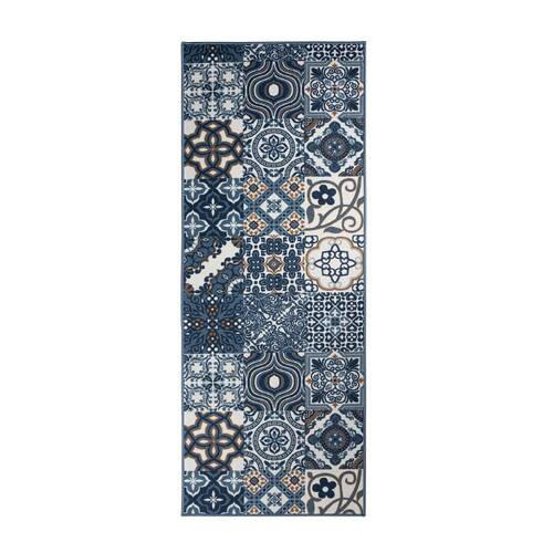 LÄUFER 80/350 cm  - Blau, Design, Kunststoff/Textil (80/350cm) - Novel