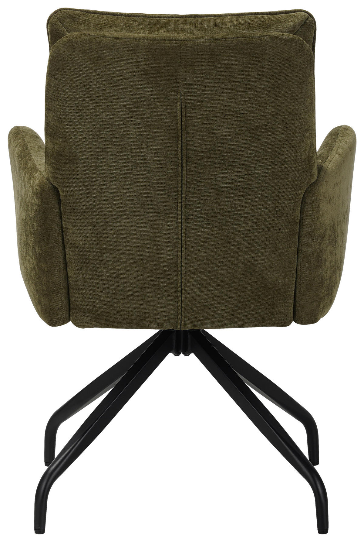 ARMLEHNSTUHL  Sitzfläche 180° drehbar Mikrofaser  - Schwarz/Grün, Design, Textil/Metall (60/90/68cm) - Carryhome