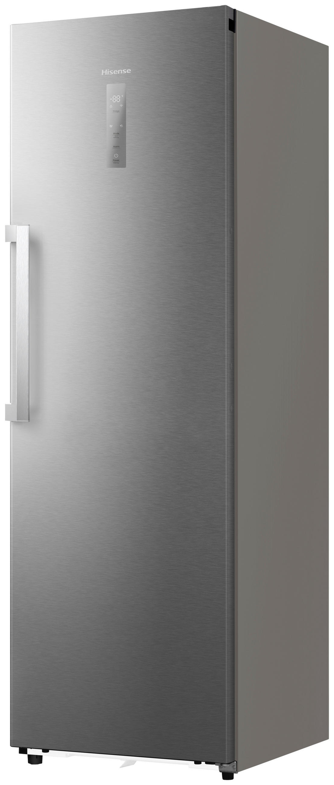 KÜHLSCHRANK 59,5/185,6/60 cm RL3K370SAIE1  - Edelstahlfarben, Trend, Glas/Kunststoff (59,5/185,6/60cm) - Hisense