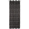 ÖSENSCHAL Narvik blickdicht 135/250 cm   - Schwarz, Design, Textil (135/250cm) - Ambiente