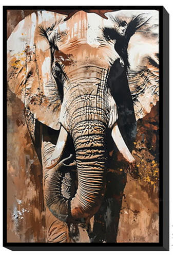 XXXL OBRAZ NA PLÁTNE, zvieratá, 60/90/3.5 cm