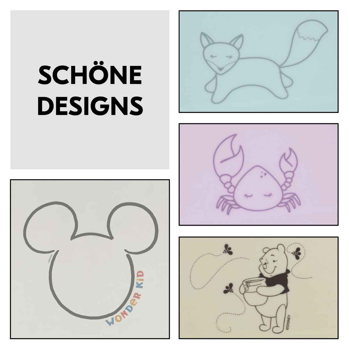 ESS- UND SPIELBRETT Highchair Tray Mat  - Beige, Basics, Kunststoff (43/0.5/29cm) - Hauck