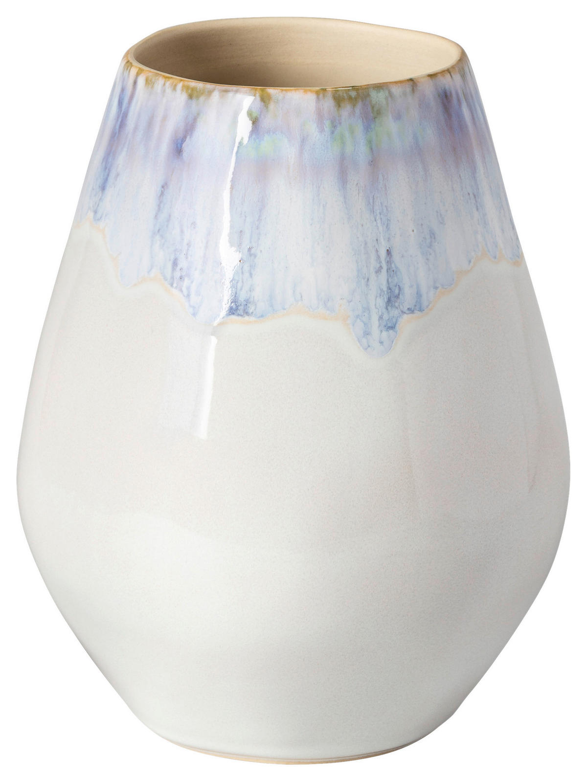 VASE  - Weiß/Hellblau, Basics, Keramik (15,8/19,6cm) - Costa Nova