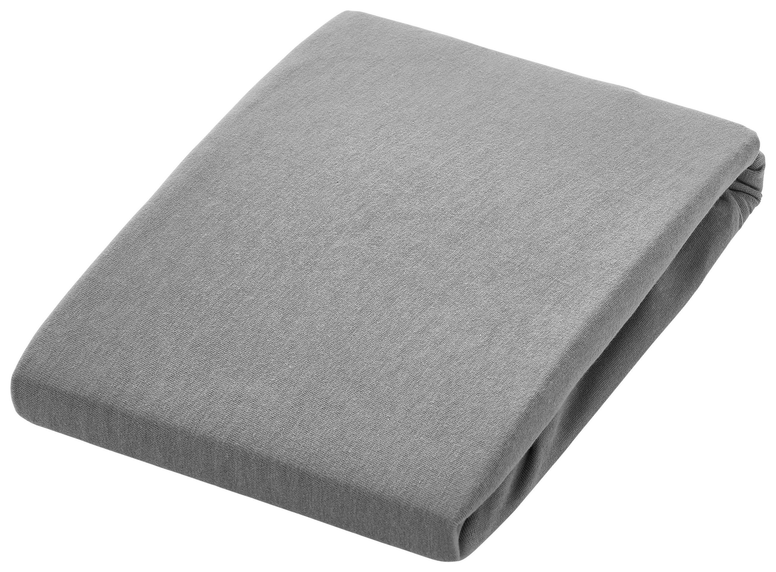 KINDERSPANNBETTTUCH 60-70/120-140 cm   - Graphitfarben, Basics, Textil (60-70/120-140cm) - Patinio