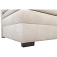 SCHLAFSOFA  mit Liegefunktion, Schlafen auf Sitzhöhe, Rücken echt Struktur Beige  - Beige/Schwarz, KONVENTIONELL, Kunststoff/Textil (195/93/83cm) - Carryhome