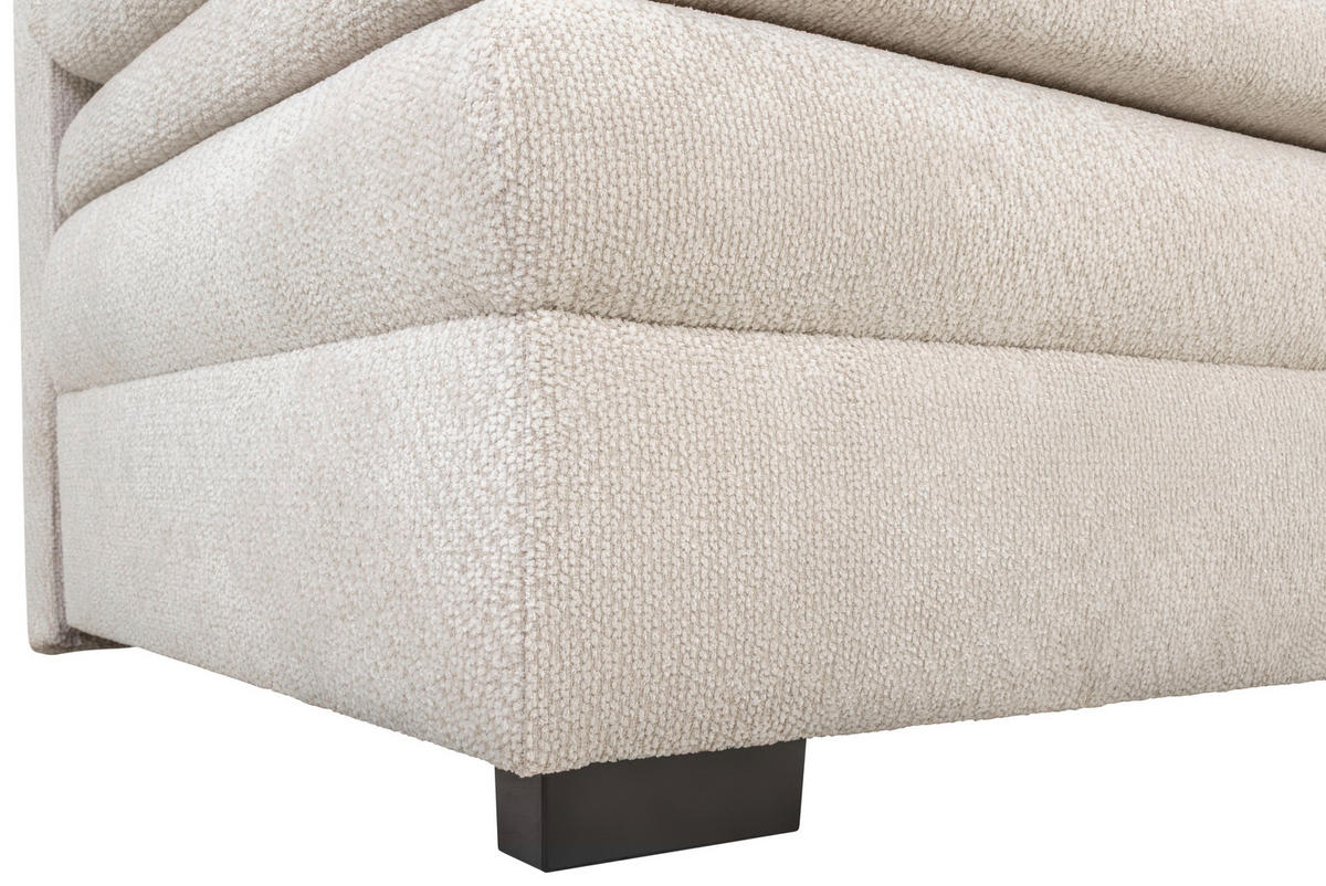 SCHLAFSOFA  mit Liegefunktion, Schlafen auf Sitzhöhe, Rücken echt Struktur Beige  - Beige/Schwarz, KONVENTIONELL, Kunststoff/Textil (195/93/83cm) - Carryhome