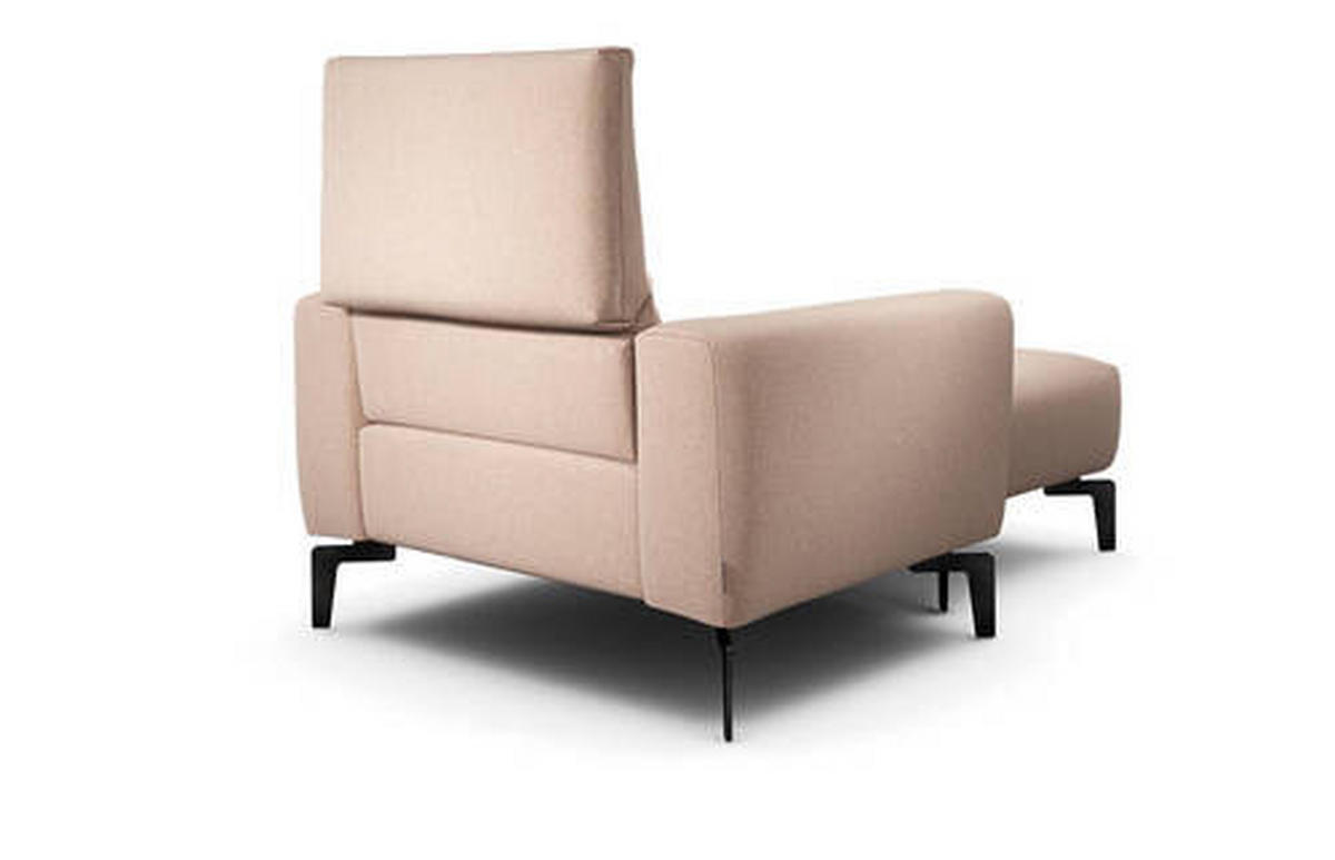 SESSELSET in Chenille Rosa  - Schwarz/Rosa, Design, Textil/Metall (110/85/86-94cm) - SENSOO