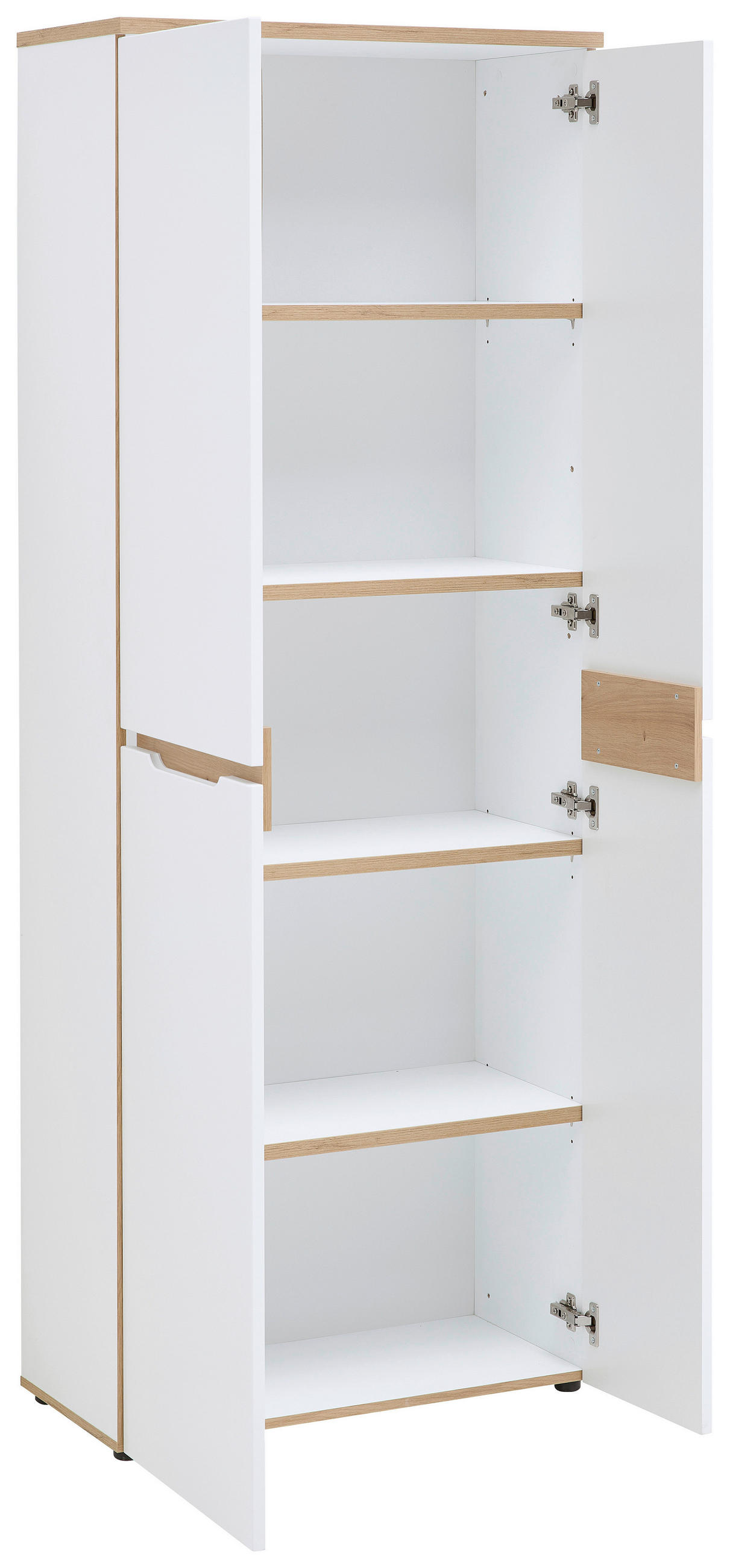 AKTENSCHRANK 75/197/38 cm  - Weiss/Eiche Artisan, Konventionell, Holzwerkstoff (75/197/38cm) - MID.YOU