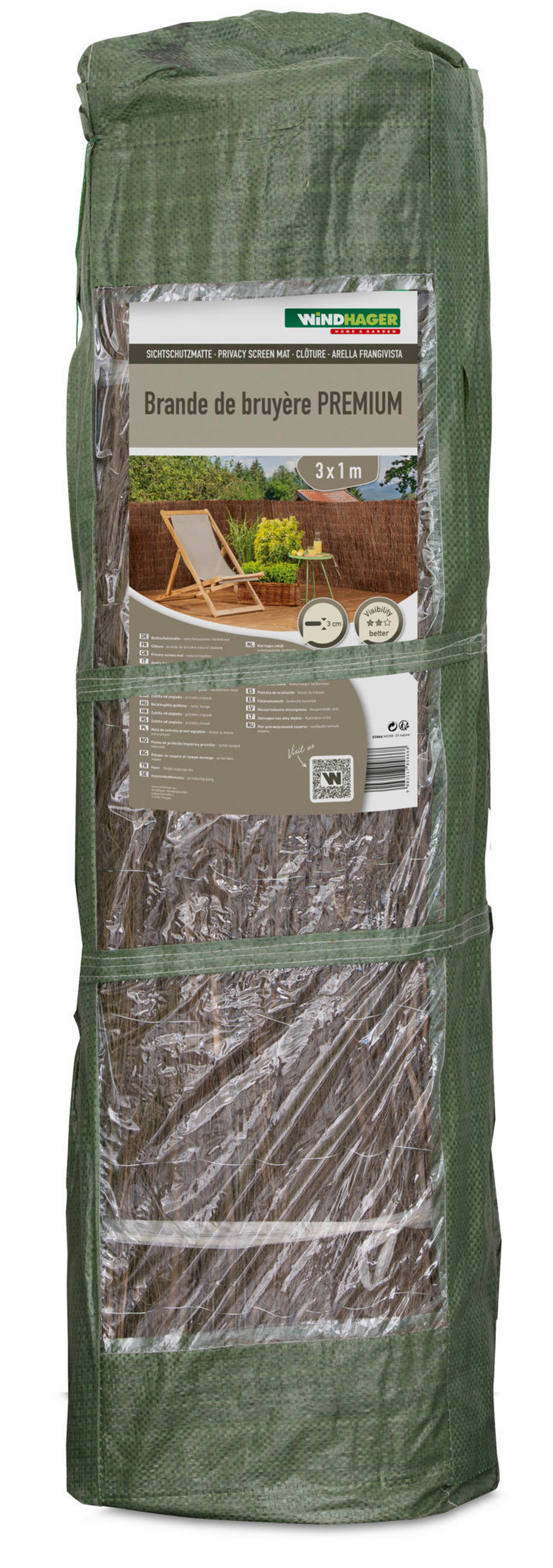SICHTSCHUTZ - Naturfarben, Basics, Naturmaterialien (300/100cm)