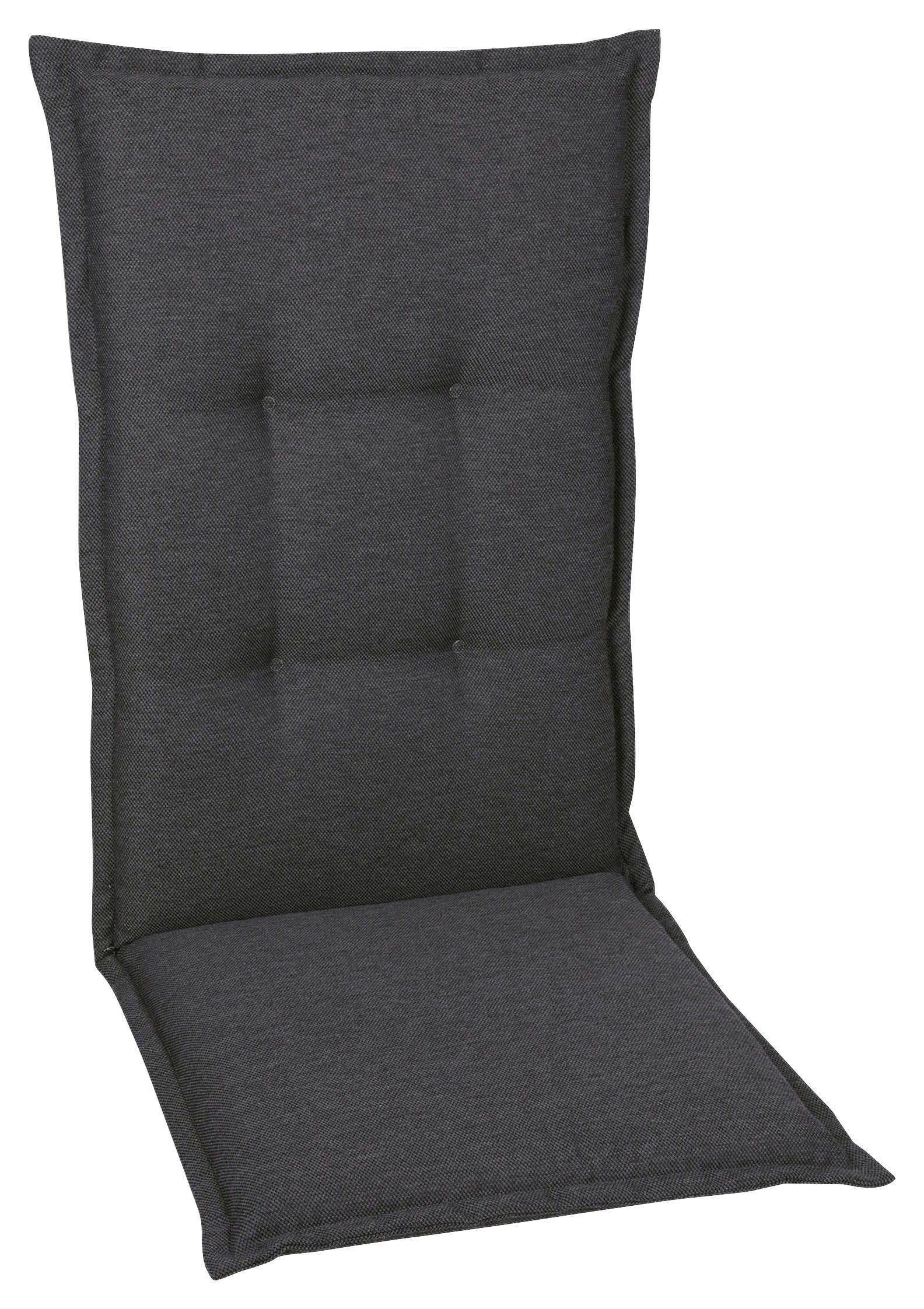 SESSELAUFLAGE Uni  - Grau, Design, Textil (50/7/120cm)