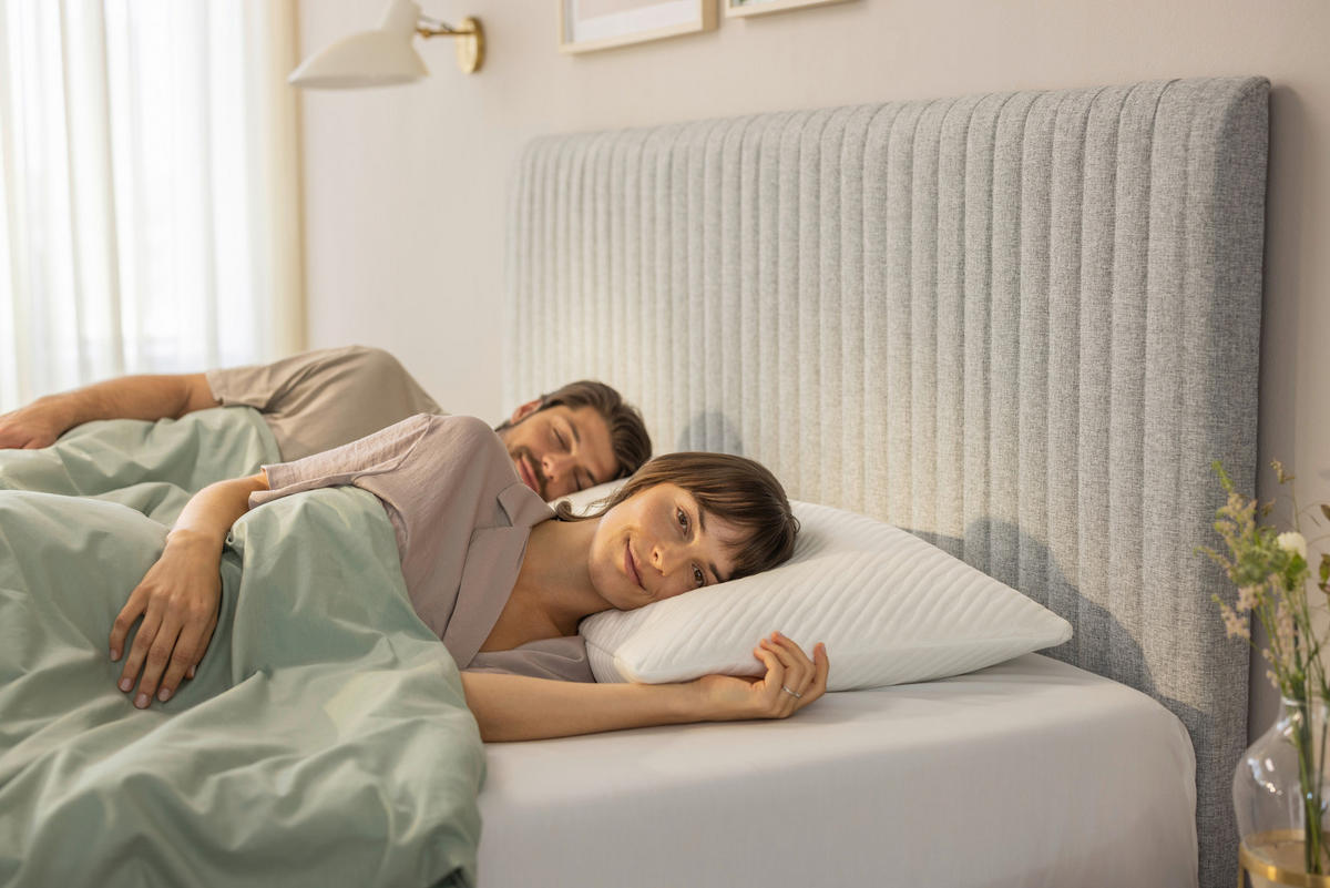 NACKENKISSEN  80/40 cm  - Weiß, Basics, Textil (80/40cm) - Tempur