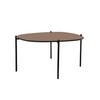 BEISTELLTISCH in Metall, Glas, Holzwerkstoff 93/53,5/50,7 cm  - Graubraun/Schwarz, LIFESTYLE, Glas/Holzwerkstoff (93/53,5/50,7cm) - Ambia Home