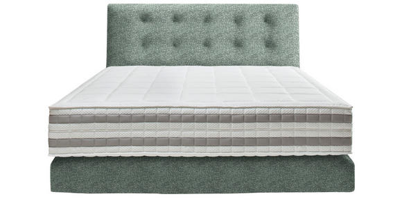 BOXSPRINGBETT 160/200 cm  in Olivgrün  - Olivgrün, KONVENTIONELL, Holz/Textil (160/200cm) - Dieter Knoll