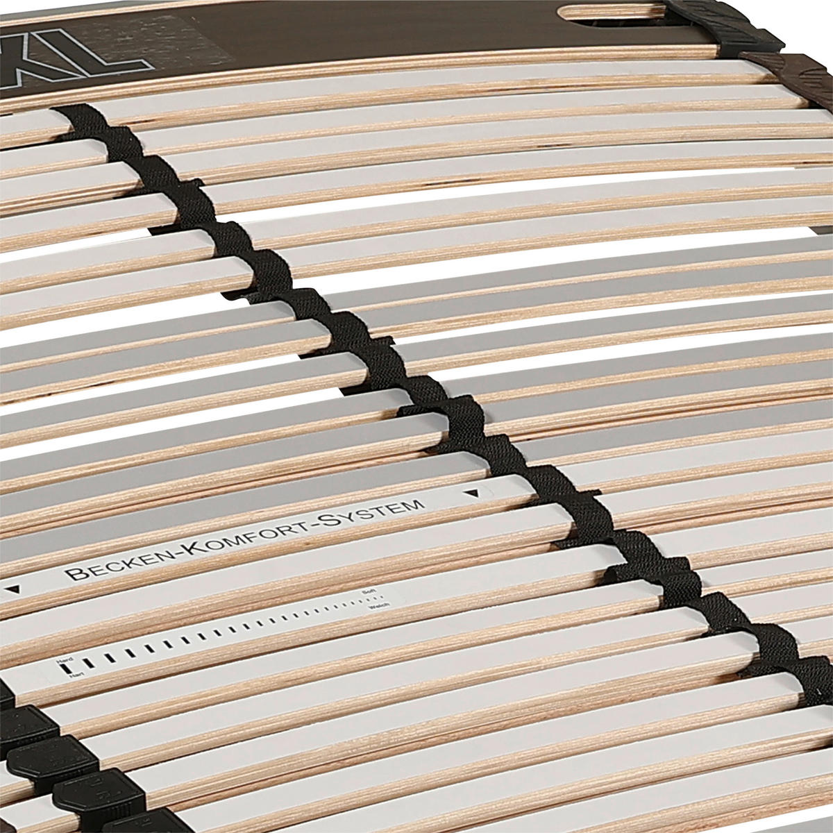 LATTENROST 120/200 cm  - Beige/Braun, Basics, Holz/Kunststoff (120/200cm) - Visionight