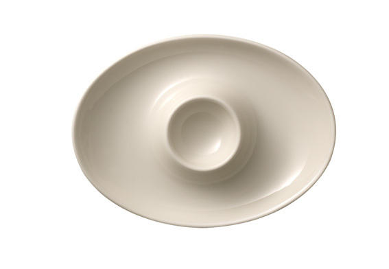 EIERBECHER Keramik Porzellan - Weiß, Basics, Keramik (12,5/11,3/2,8cm) - Noblesse - V&B