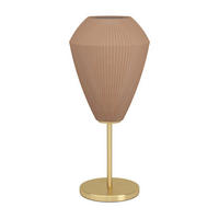STONA LAMPA - boja mesinga/boja peska, Osnovno, staklo/metal (20/46cm)