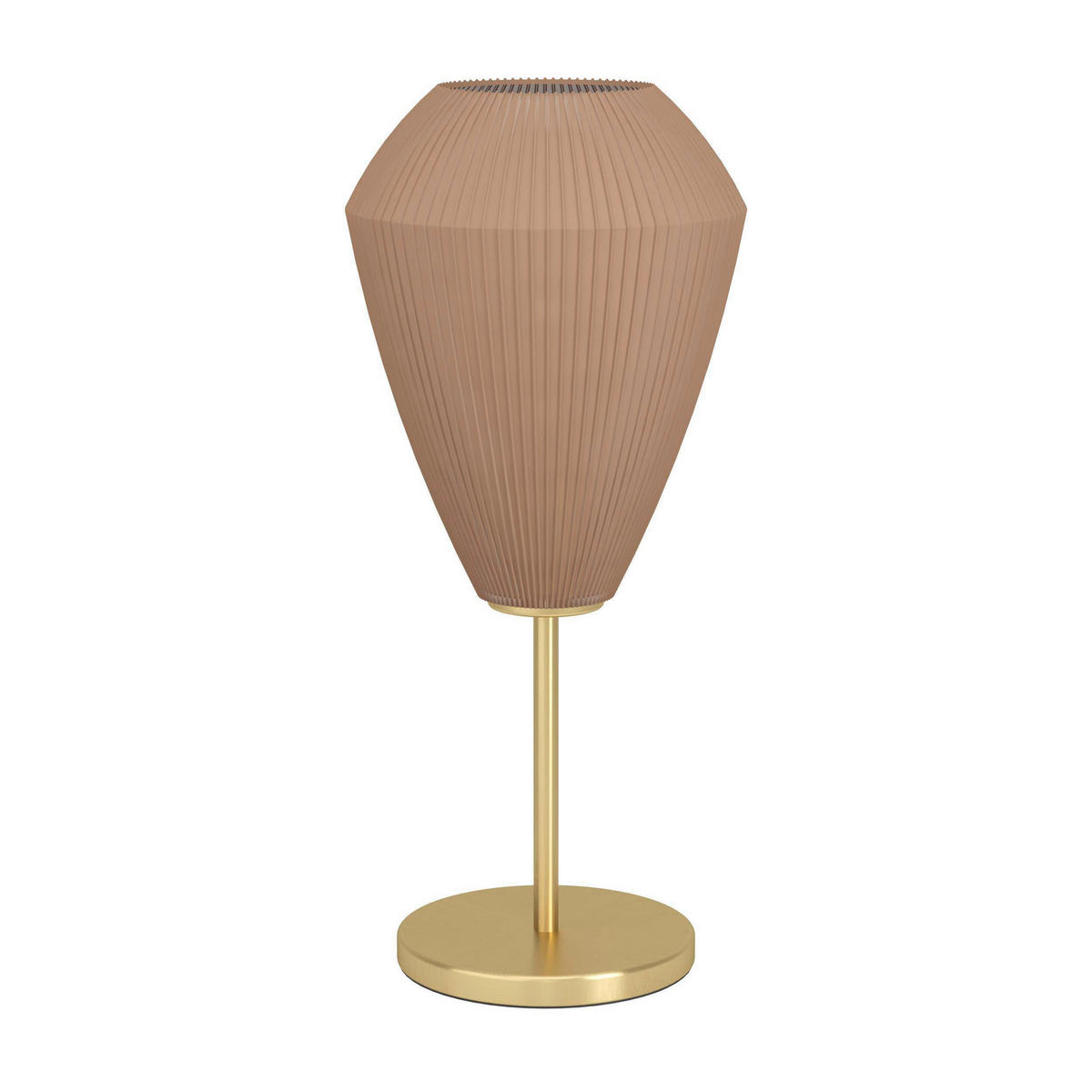 STONA LAMPA - boja mesinga/boja peska, Osnovno, staklo/metal (20/46cm)