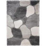 HOCHFLORTEPPICH 80/150 cm Stoney Ponte  - Grau, Trend, Textil (80/150cm) - Novel