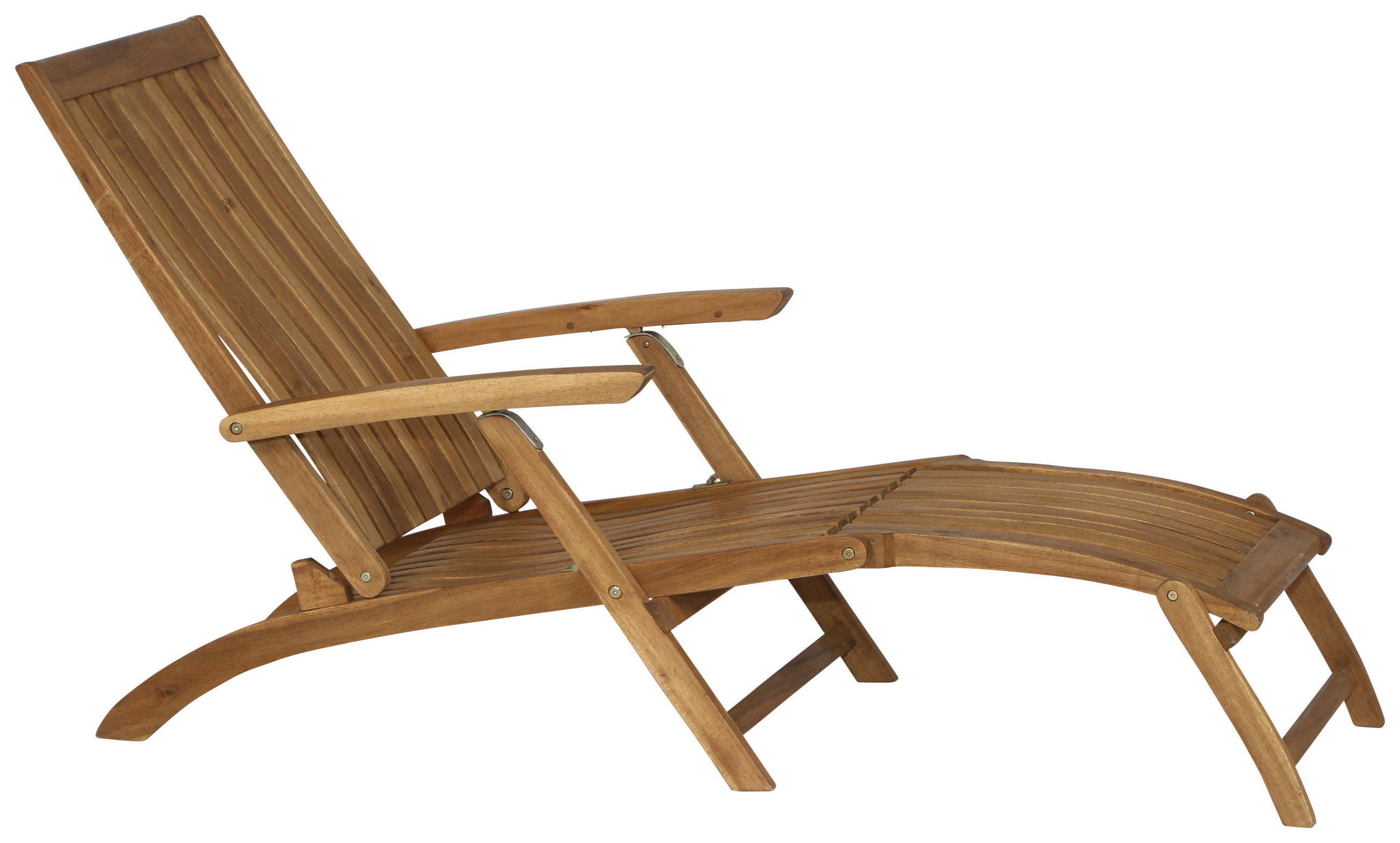BÄDERLIEGE Akazie Akaziefarben  - Akaziefarben, KONVENTIONELL, Holz (60/90/147cm) - Siena Garden