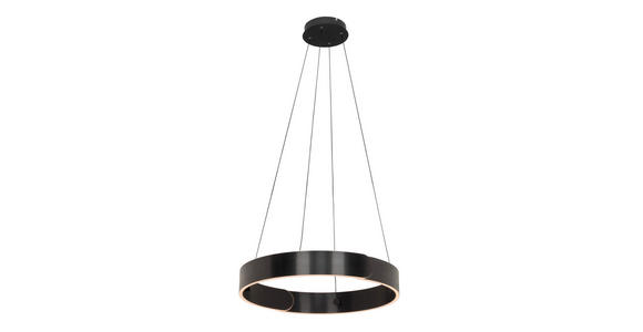 LED-HÄNGELEUCHTE Otis 63/64/150 cm   - Schwarz, Design, Metall (63/64/150cm) - Dieter Knoll