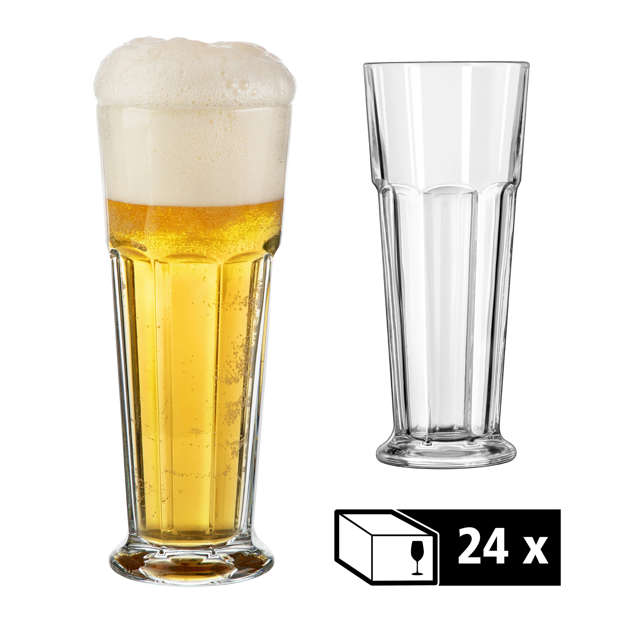 GLÄSERSET GIBRALTAR  24-teilig  - Klar, Basics, Glas (8/20cm)