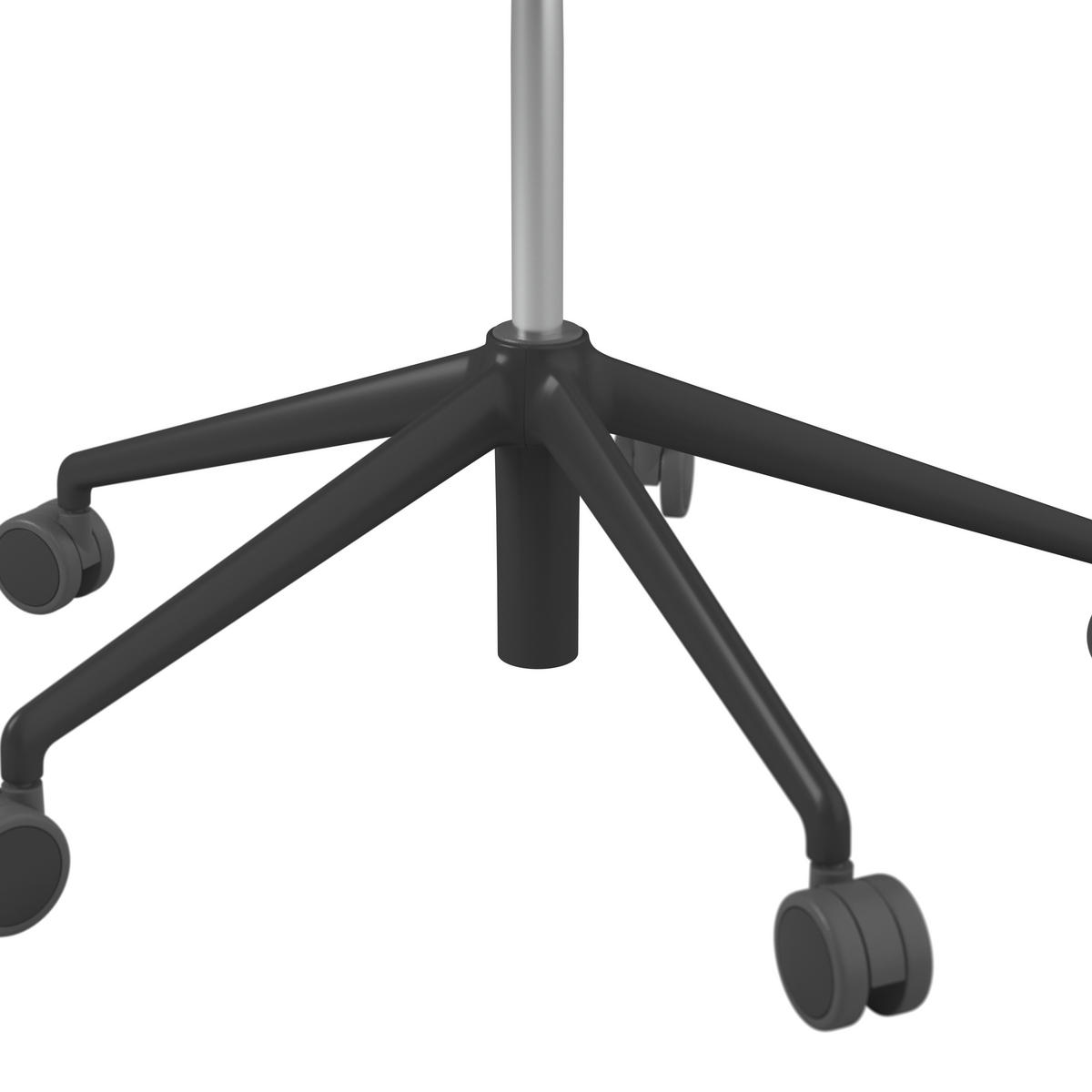 DREHSTUHL Grau, Schwarz, Dunkelblau  - Schwarz/Dunkelblau, MODERN, Kunststoff/Textil (70/103-115/70cm)