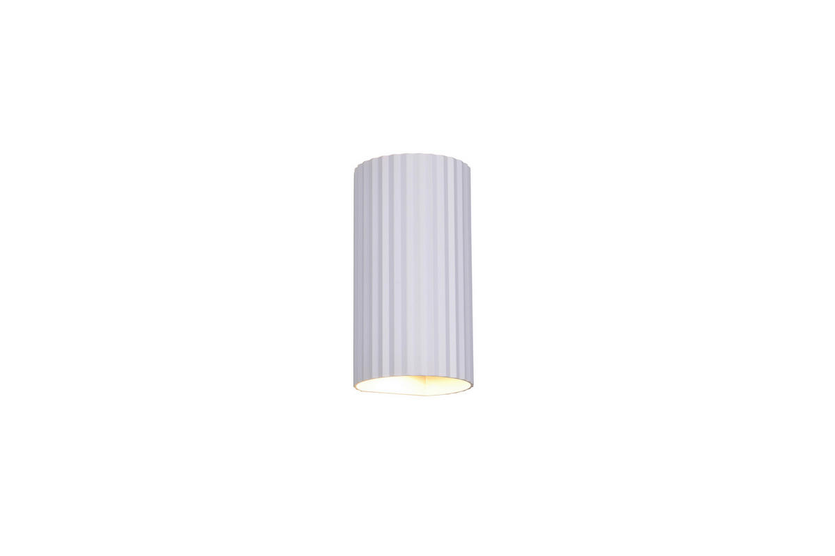 VÄGGLAMPA SOKA   - vit, Basics, metall (9,5/18/8,5cm)