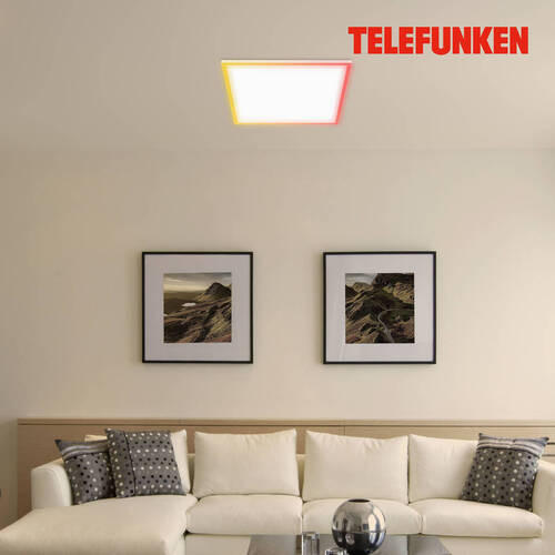 LED PANEL  - bijela, Trend, metal/plastika (47/47/7cm)