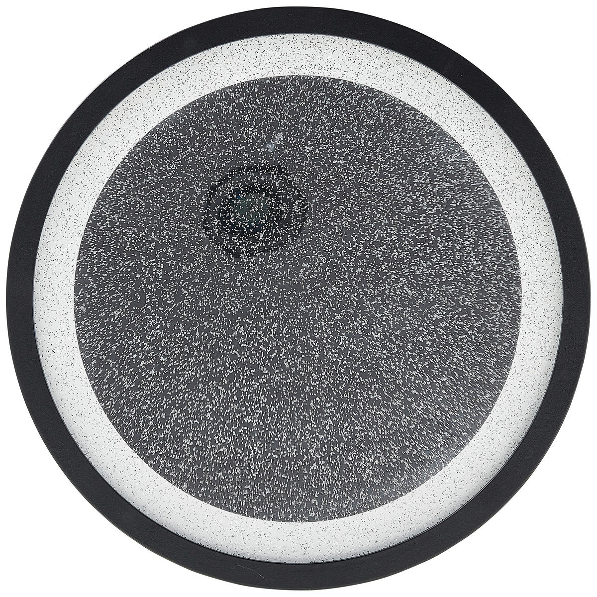 LED PLAFONJERA - bela/crna, Dizajnerski, plastika (29,5/2,5cm)