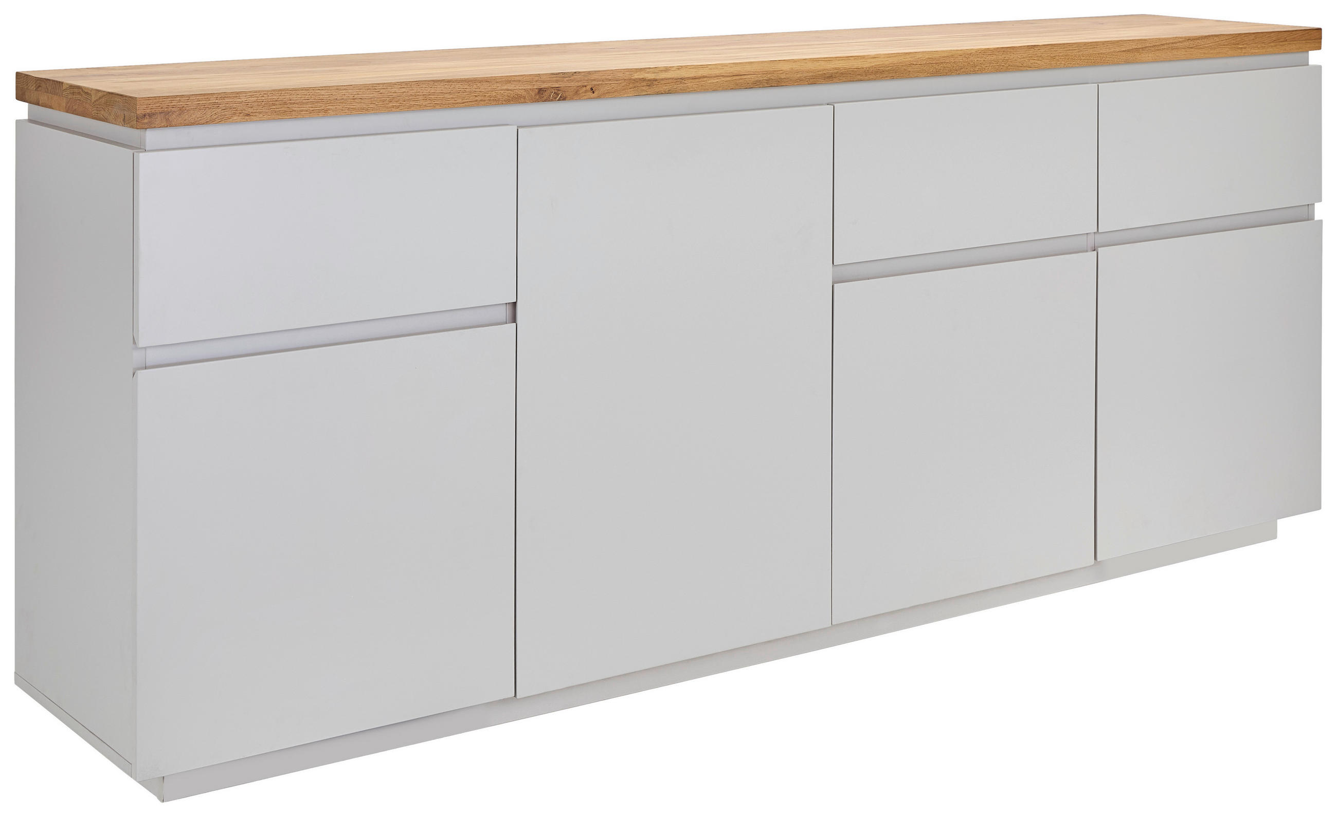 SIDEBOARD  195/82/42 cm 3 Schublade(n)  - Kaschmir/Eichefarben, Konventionell, Holz/Holzwerkstoff (195/82/42cm) - Novel