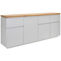 SIDEBOARD 195/82/42 cm  - Kaschmir/Eichefarben, KONVENTIONELL, Holz/Holzwerkstoff (195/82/42cm) - Novel