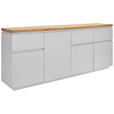 SIDEBOARD 195/82/42 cm  - Kaschmir/Eichefarben, KONVENTIONELL, Holz/Holzwerkstoff (195/82/42cm) - Novel