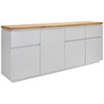 SIDEBOARD 195/82/42 cm  - Kaschmir/Eichefarben, KONVENTIONELL, Holz/Holzwerkstoff (195/82/42cm) - Novel