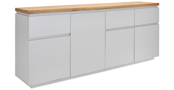 SIDEBOARD 195/82/42 cm  - Kaschmir/Eichefarben, KONVENTIONELL, Holz/Holzwerkstoff (195/82/42cm) - Novel