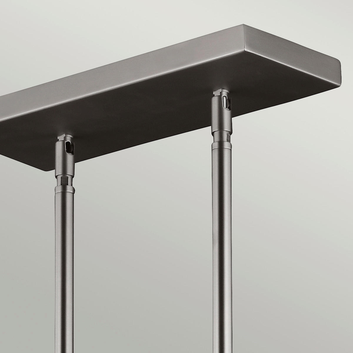 HÄNGELEUCHTE 91.4/24/57,8 cm    - Nickelfarben, Design, Metall (91.4/24/57,8cm) - Elstead Lighting