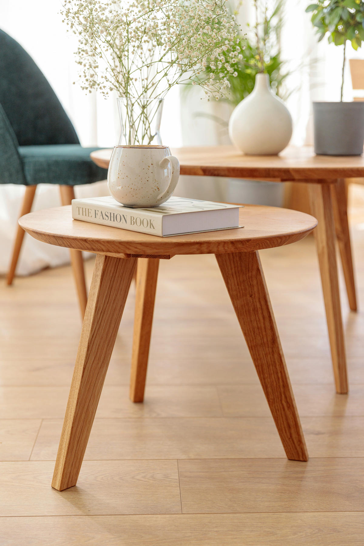 COUCHTISCH Holz 50/50/41,5 cm  - Eichefarben, Design, Holz (50/50/41,5cm) - Livetastic