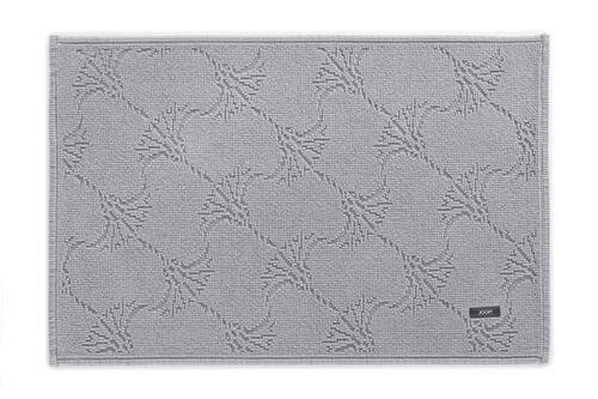 KOPALNIŠKA PREPROGA NEW CORNFLOWER  srebrne barve 50/70 cm  - srebrne barve, Design, tekstil (50/70cm) - Joop!
