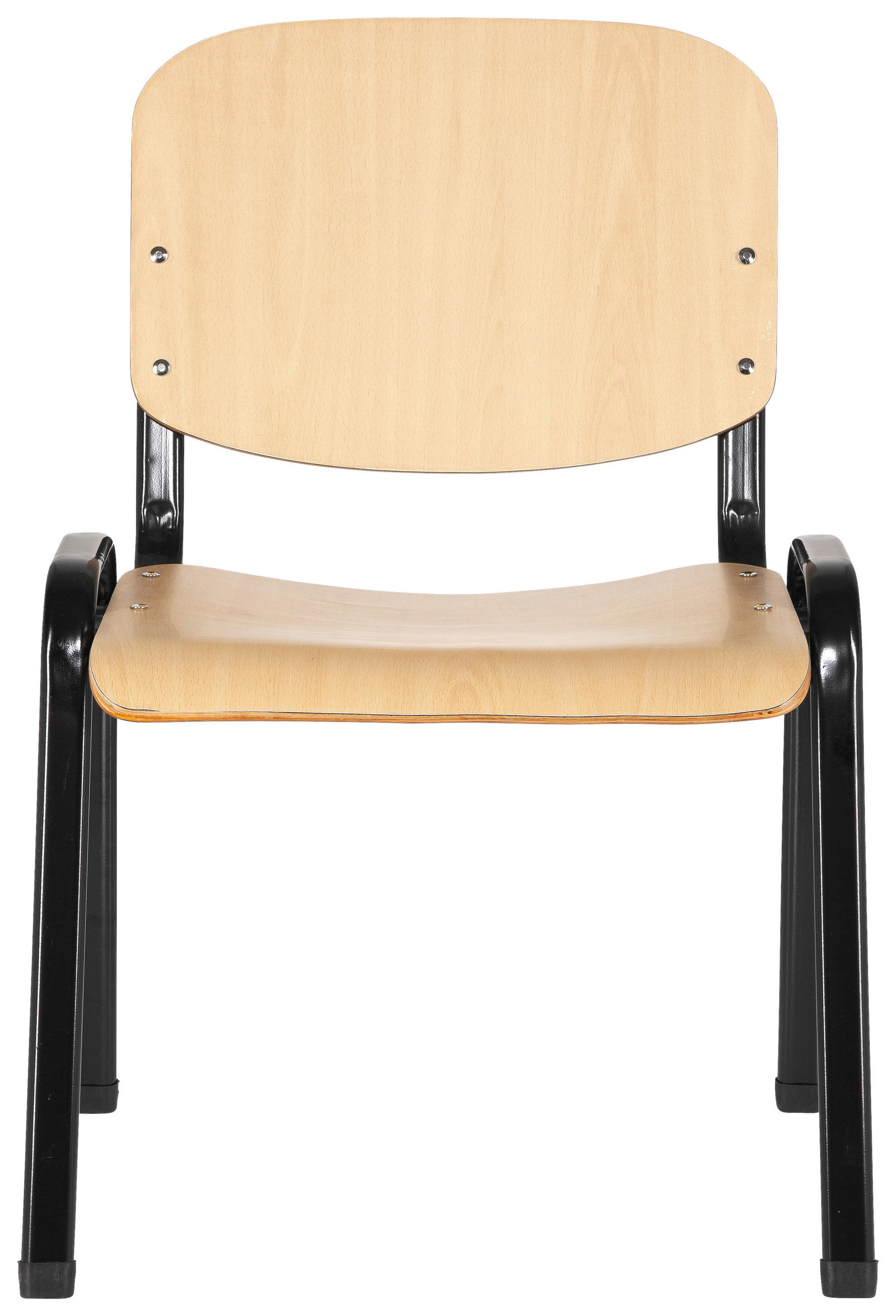 BESÖKSSTOL  i svart, bokfärgad  - bokfärgad/svart, Basics, metall/trä (58/81/48cm) - MID.YOU
