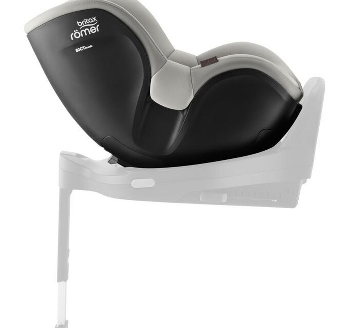 REBOARDER-KINDERSITZ DUALFIX 5Z  - Greige/Hellgrau, Basics, Kunststoff/Textil (44/48/74cm) - Britax Römer