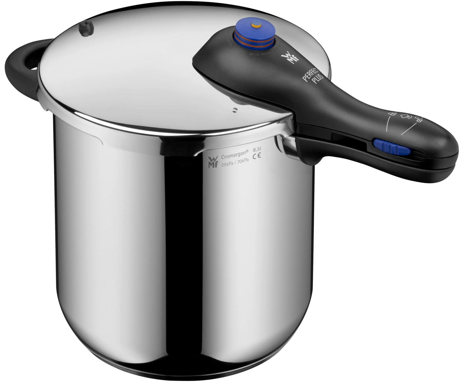 LONEC NA PRITISK  Perfect Plus   kovina, umetna masa   - barve nerjavečega jekla/črna, Basics, kovina/umetna masa (8,5l) - WMF